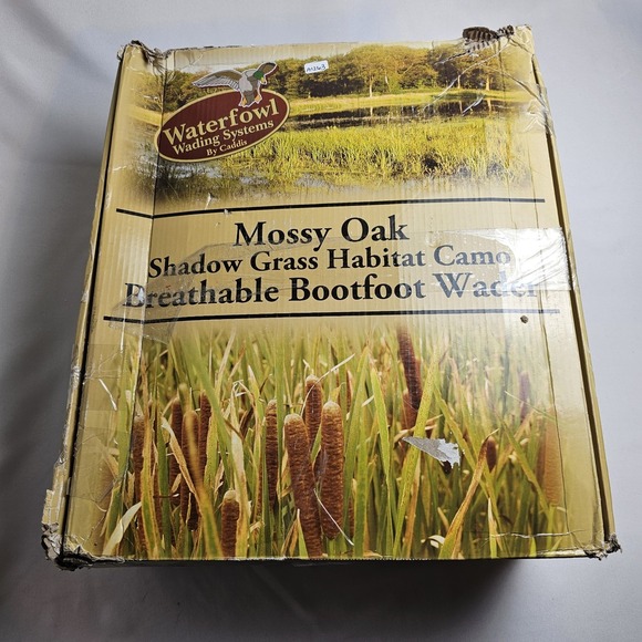 *NIB*Mossy Oak Men's Shadow Grass Habitat Camo Waterfowl Bootfoot Wader Size 11 - Picture 5 of 8
